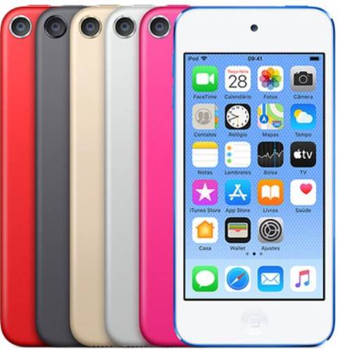 O iPod touch lembra os antigos iPhones.