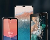 Nokia anuncia três novos celulares baratinhos com Android 11 Go