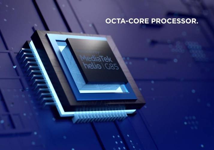 O MediaTek Helio G85 equipa ambos os aparelhos.