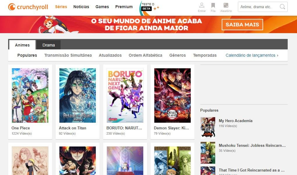 Onde assistir animes oficialmente no Brasil [Streaming/Home-Vídeo