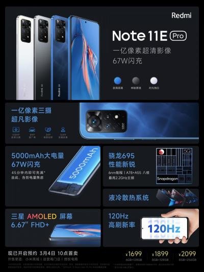 Redmi Note 11E Pro.