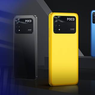 Imagem de Novos Poco X4 Pro 5G e Poco M4 Pro 4G filmados em detalhes na MWC 2022