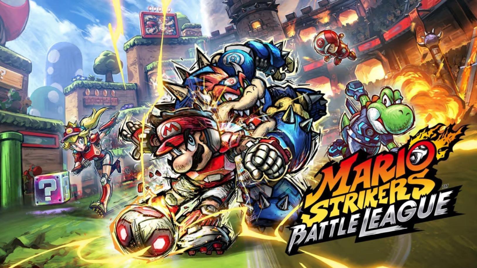 Mario Strikers: Battle League chega com legendas em PT-BR ao Nintendo Switch.