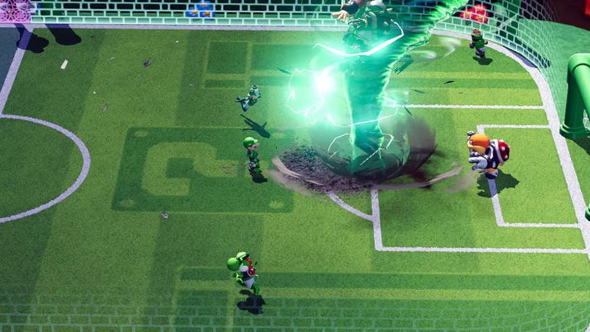 O JOGO DE FUTEBOL DO MARIO Super Mario Strikers Nintendo GameCube Gameplay  