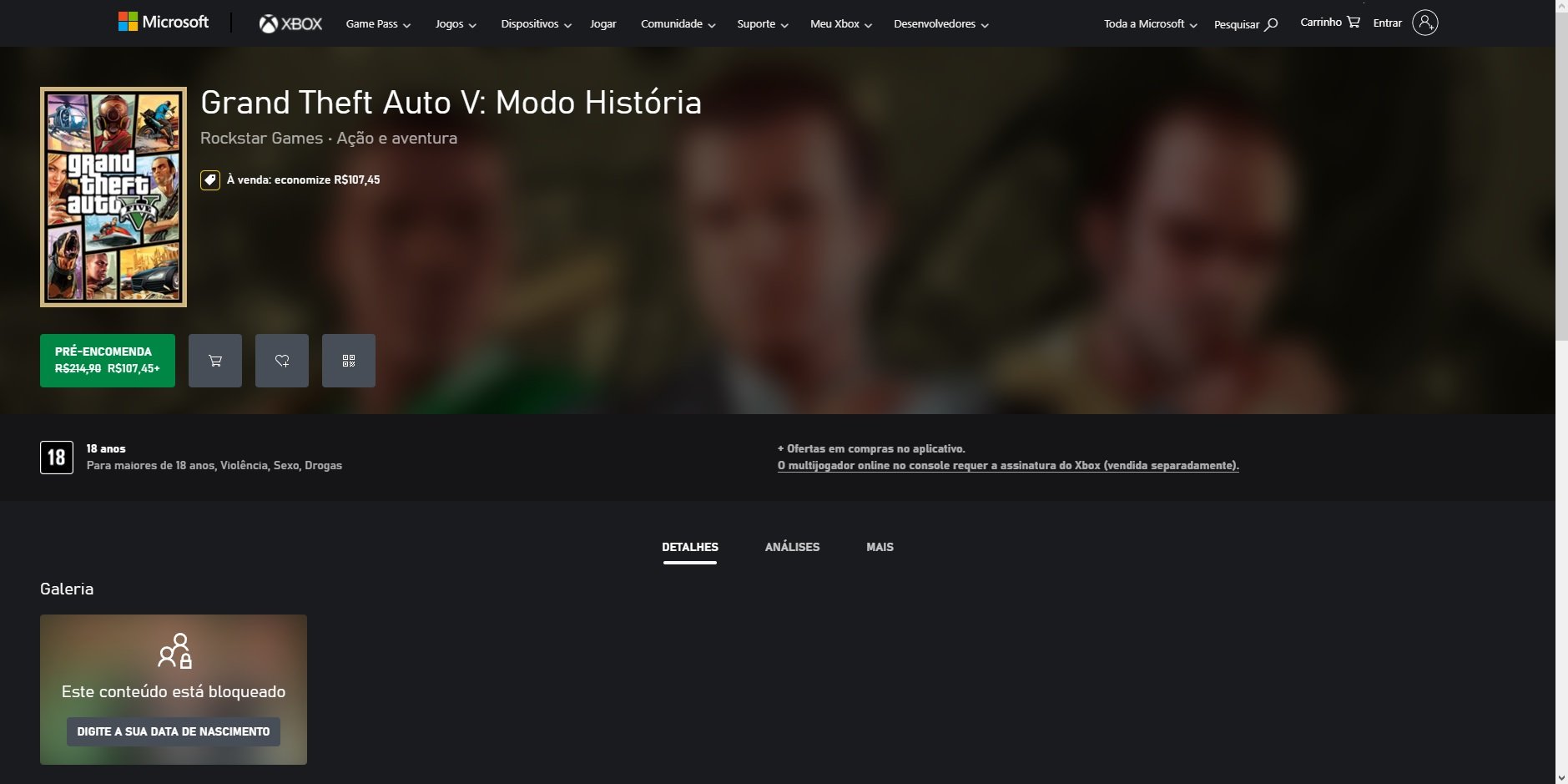 Quanto custam GTA V e GTA Online no PS5 e Xbox Series X/S