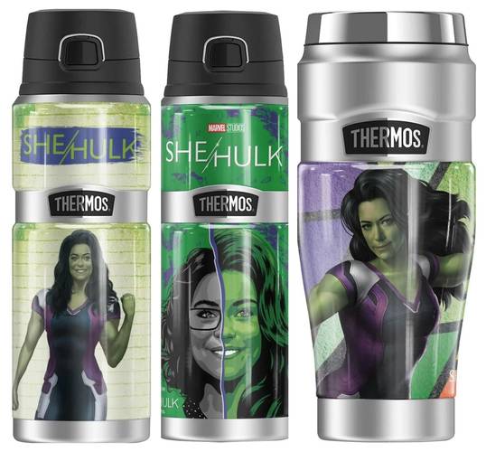 Produtos licenciados revelam visual de Tatiana Maslany como She-Hulk.