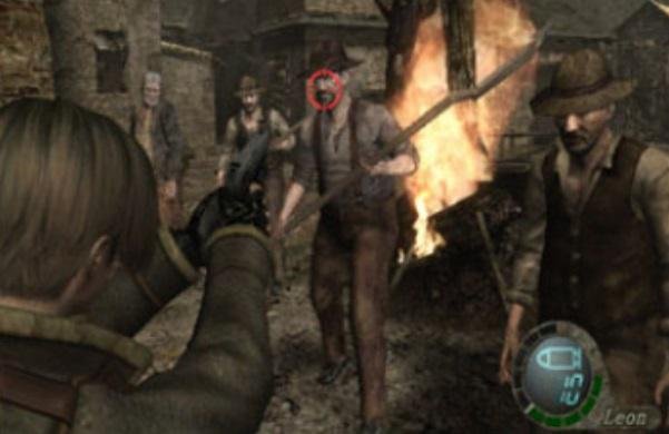 Resident Evil 4 Wii Edition.