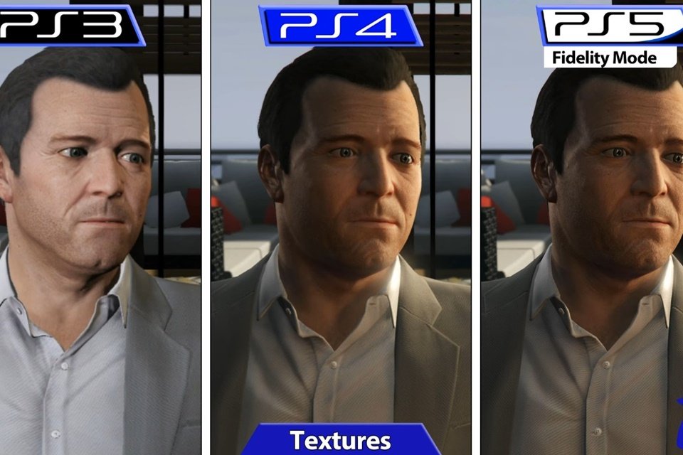 GTA V: veja comparativo entre as versões de PS3, PS4 e PS5