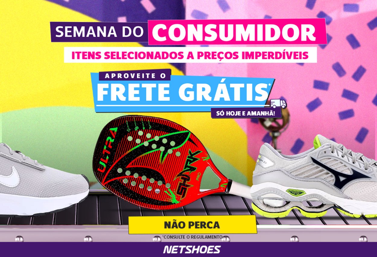 Promoção na hot sale netshoes