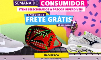 Semana do Consumidor Netshoes: até 50% de desconto em grandes marcas