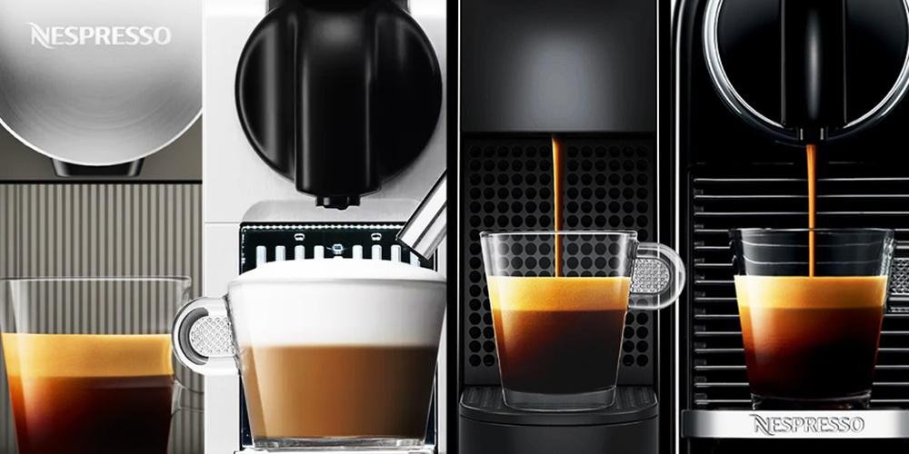 Existem vários modelos diferentes de cafeteira Nespresso