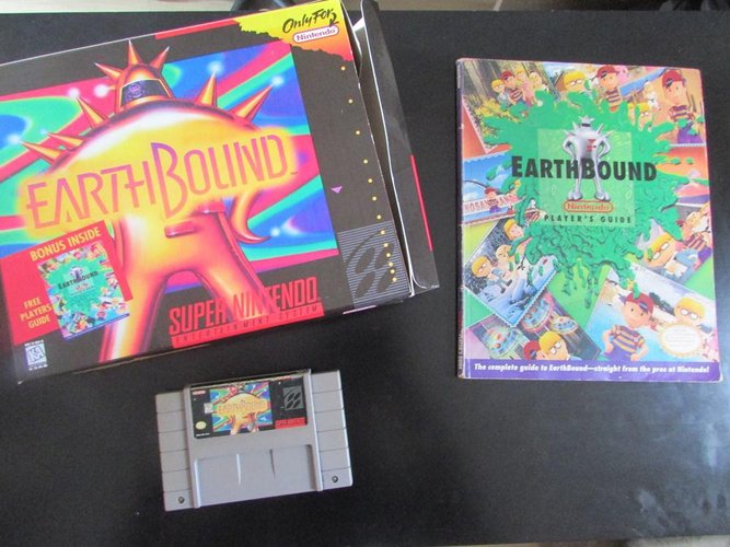 Earthbound é um dos jogos mais caros de Super Nintendo — e infelizmente essa cópia do redator que vos escreve não está com a caixa original.