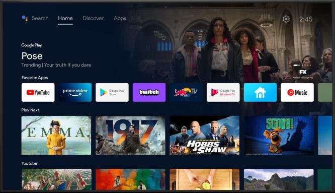 Android TV vem embarcado em algumas Smart TVs e TV Boxes