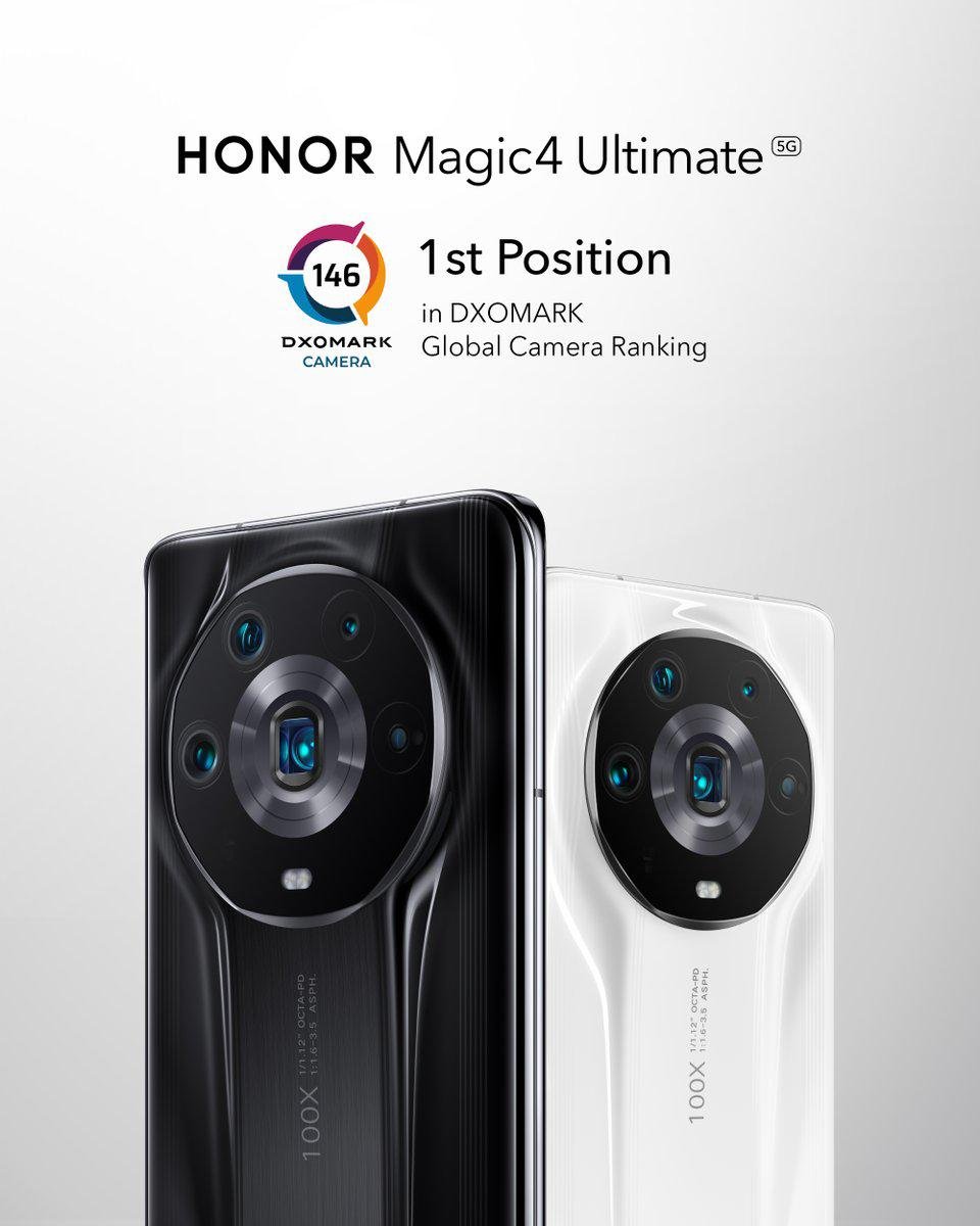 O novo smartphone da Honor alcançou o primeiro lugar no ranking global de fotografia do DxOMark