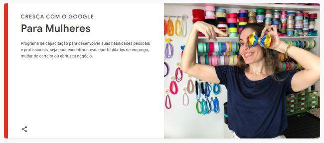 O Cresça com o Google para Mulheres já atendeu milhares de participantes em todo o mundo.