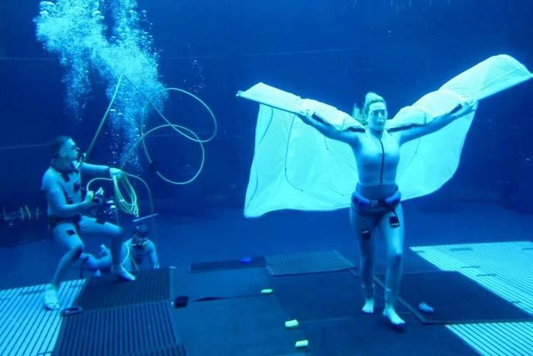 Kate Winslet no set de 'Avatar 2'.