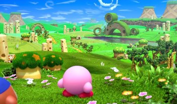 KIRBY AND THE FORGOTTEN LAND - GAMEPLAY DO INÍCIO [NINTENDO SWITCH PT-BR] 