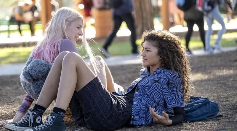 Zendaya em 'Euphoria'.