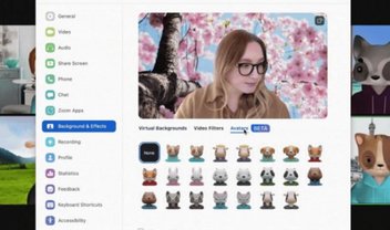 Zoom ganha avatares de animais para videoconferências