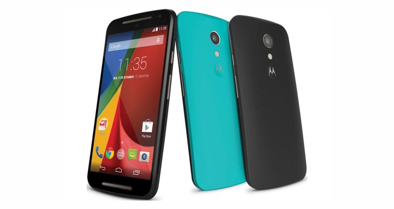 Moto G2 foi um dos modelos mais populares entre os brasileiros em 2014. (Fonte: Motorola / Reprodução)