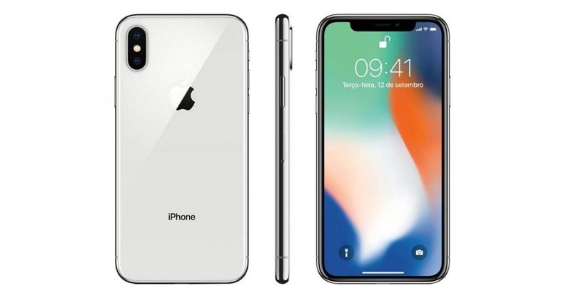 iPhone X apresentou o "entalhe" na tela à estética da Apple. (Fonte: Apple / Reprodução)