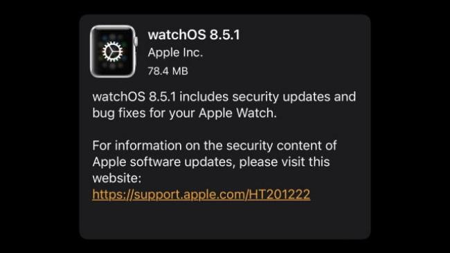 O Apple Watch já pode ser atualizado.