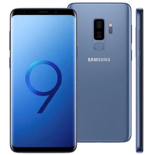 O modelo em azul do Galaxy S9.