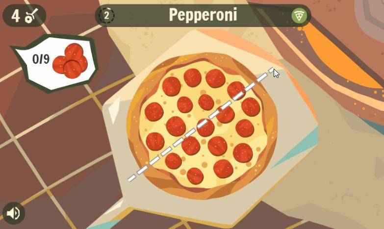 O jogo da pizza.