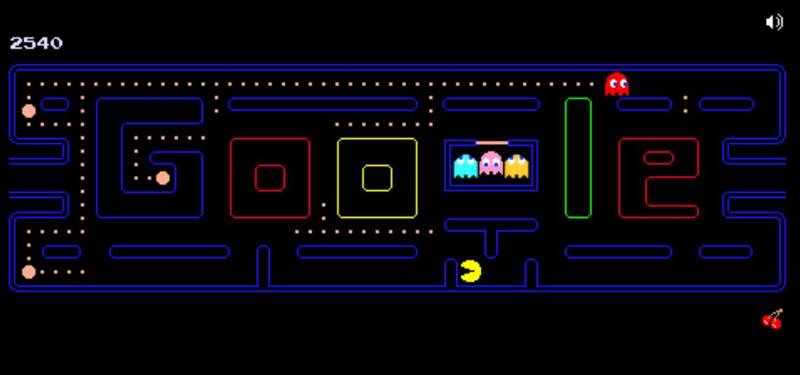 O Pac-Man estilizado.