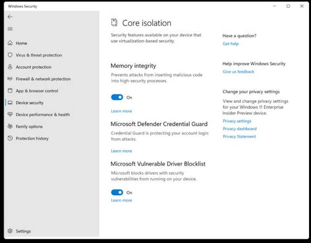 A Central de Segurança do Windows terá novas opções em breve.