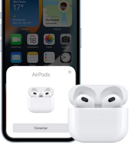 A conexão dos AirPods geralmente é fácil e rápida.