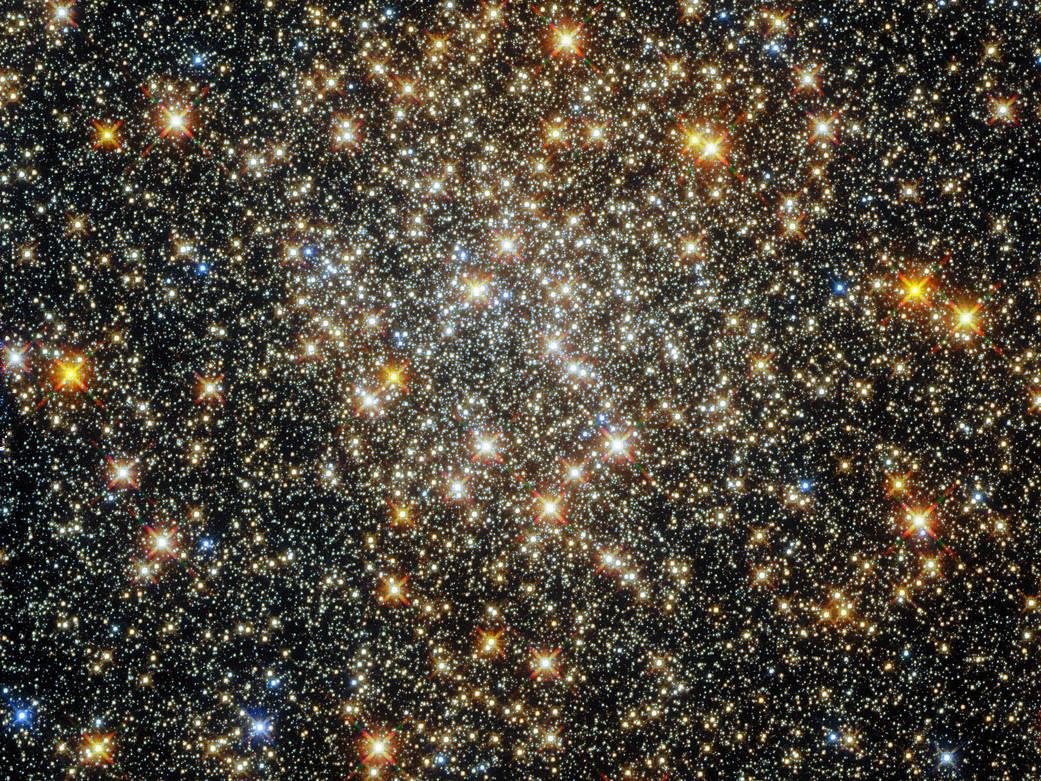 Imagem de nossa galáxia feita pelo telescópio espacial Hubble