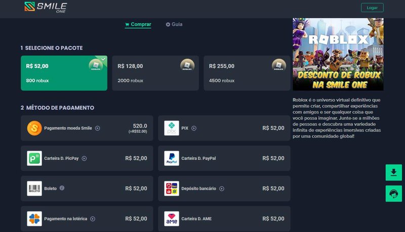 Você pode comprar códigos de créditos do jogo em sites parceiros e resgatar o saldo na sua conta