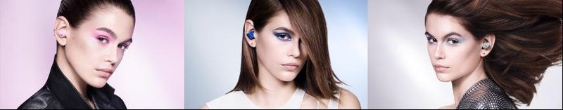 Kaia Gerber e Beats Studio Buds.