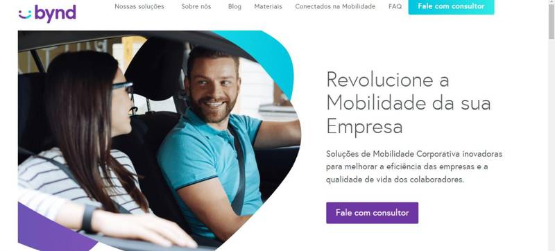 Site Bynd. (Fonte: Bynd/Reprodução)