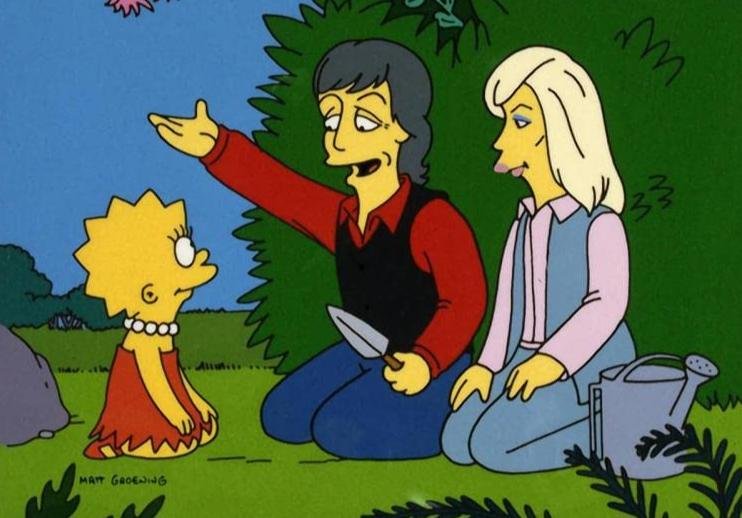 Lisa, Paul McCartney e Linda McCartney.