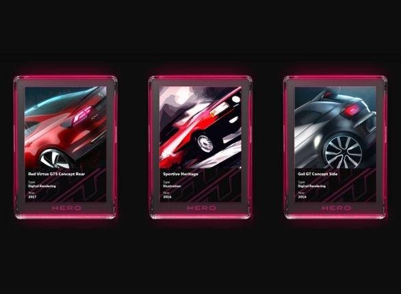 Cards do pacote GT Series Hero Edition