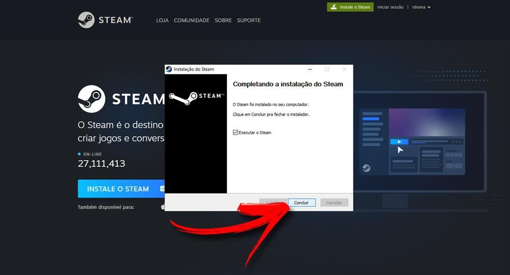 Como instalar e criar conta no Steam - Canaltech
