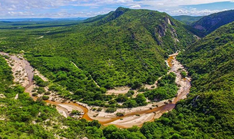 O geoparque mundial Seridó é localizado em região de Mata Atlântica