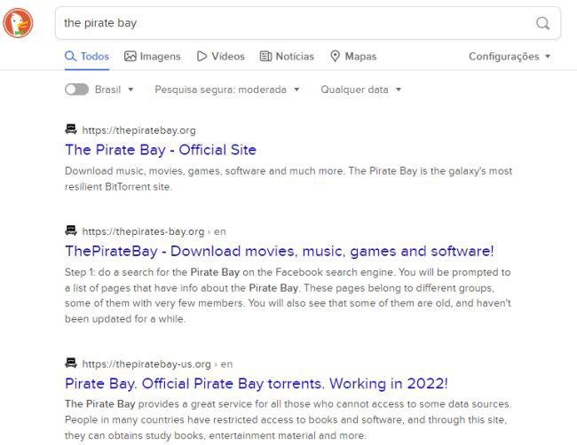 Sem pirataria! The Pirate Bay é removido dos resultados de busca do Google  no Brasil 