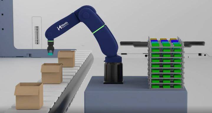 O conceito de braço mecânico da Mantis Robotics, uma das companhias que recebeu o investimento.