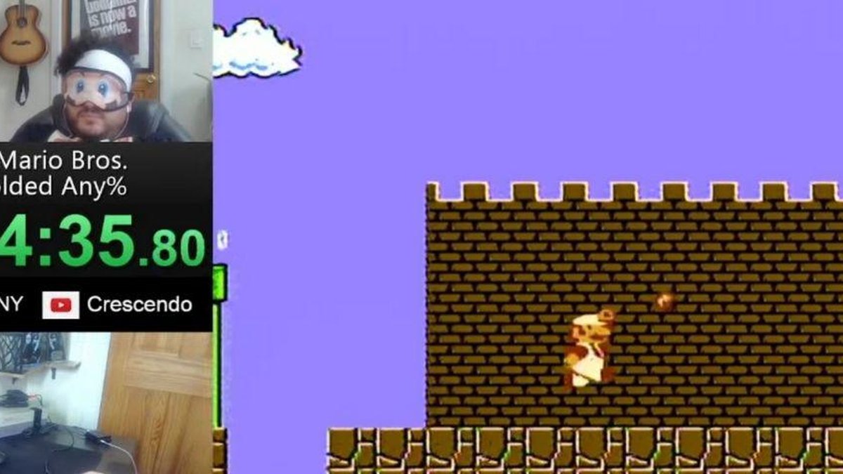 Há um novo recorde de zerar Super Mario Bros. mais rapidamente