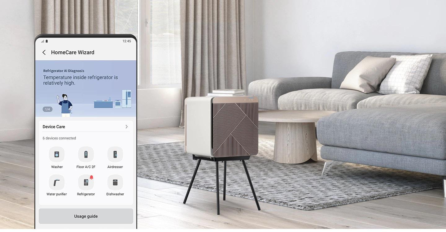 Assim como os assistentes de voz da Google e da Amazon, o Bixby também possui integração com dispositivos inteligentes. (Samsung/Reprodução)