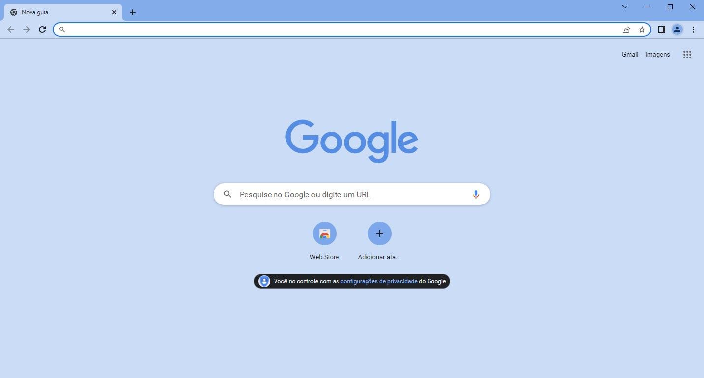 Depois de criar o seu perfil, você já pode usar o Google Chrome com as suas personalizações