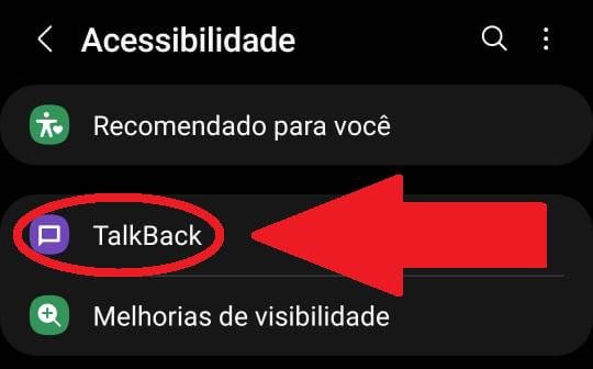 Procure a opção "TallBack"
