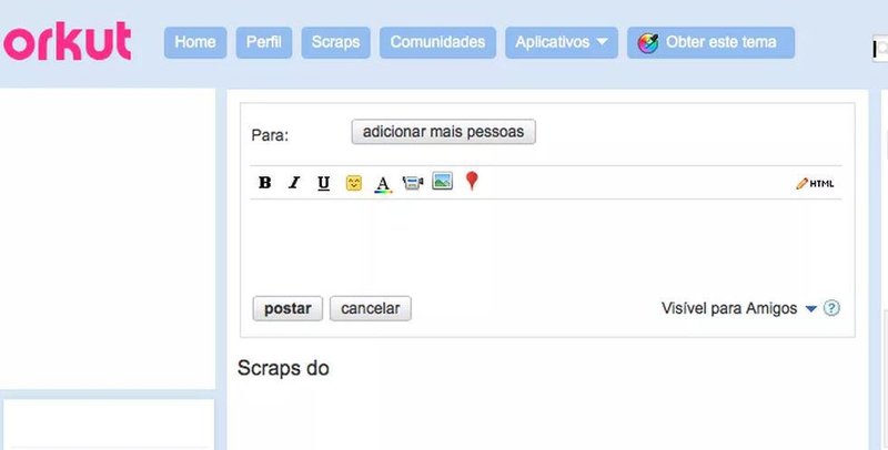 Scraps do Orkut