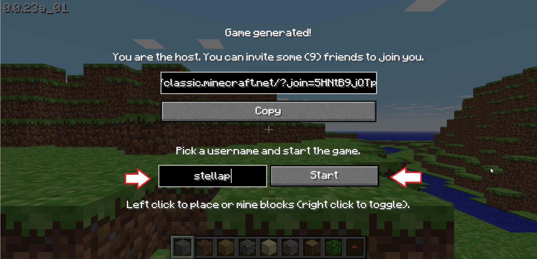 Jogo · Minecraft Clássico · Jogar Online Grátis