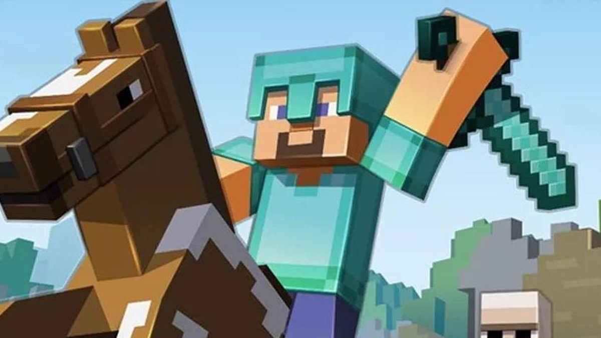 Joga minecraft quer jogar minecraft de novo convida seus amigos