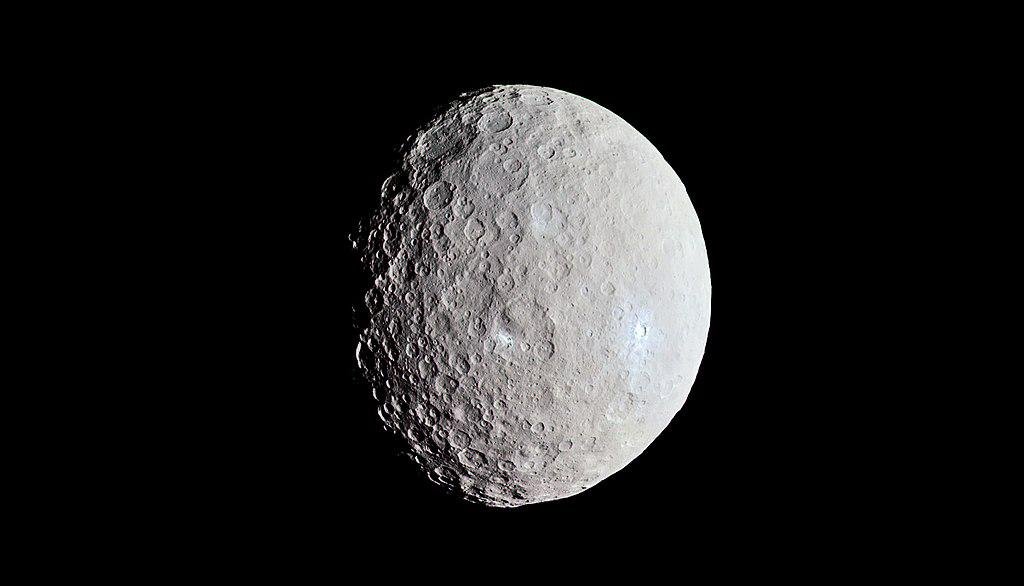 Ceres pode ser considerado o primeiro asteroide descoberto (Fonte: Wikimedia Commons/Justin Cowart)