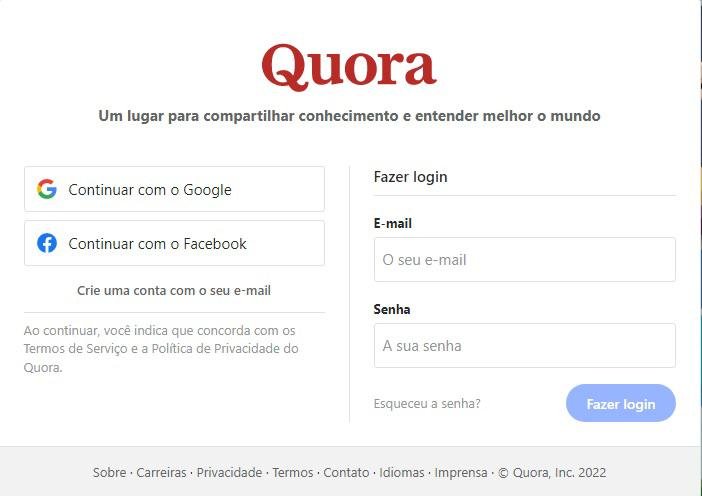 Com saudades do Yahoo Respostas? Conheça a plataforma de respostas Quora -  TecMundo